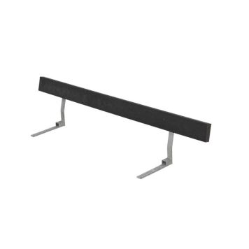 RYGGSTØTTE PLUS RE-PLAST SVART 177CM 