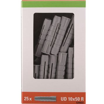 UNIVERSALPLUGG STABILIT UD R 10X50MM 25-PAKK