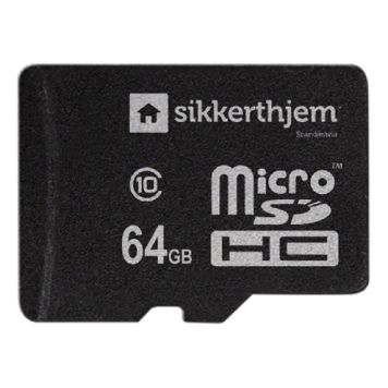 MINNEKORT SIKKERTHJEM MICROSD-KORT 64 GB
