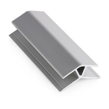 HJØRNELIST FIBO UTVENDIG ALUMINIUM BORET 2,5X240X2,5CM