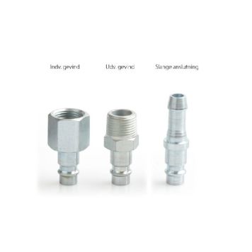 NIPPEL JWL 3/8" BSPT UTVENDIGE GJENGER MED TELFON