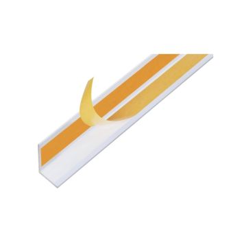 VINKELPROFIL GAH ALBERTS ALU. SELVKLEBENDE 20X20X1,5MM 2,6M