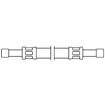 FLEKSIBEL SLANGE DN8 TUBEXTUBE 10MMX10MM