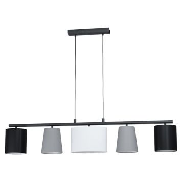 LANGBORDSPENDEL EGLO ALMEIDA TEKSTIL/STÅL E14 5X25 W 120 CM