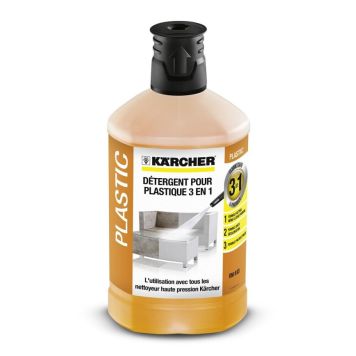 RENGJØRINGSMIDDEL KÄRCHER PLASTIC CLEANER 3-IN-1 1L
