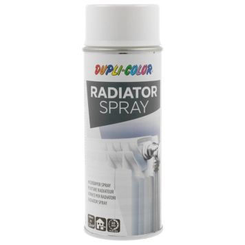 SPRAYMALING DUPLI-COLOR RADIATORBLANK REN VIT 400ML