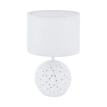 BORDLAMPE EGLO MONTALBANO 60W HVIT