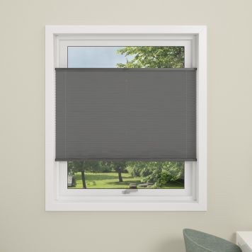 PLISSÉ DEBEL FLEX 80X130CM GRÅ