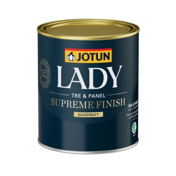 MALING JOTUN LADY SUPREME FINISH 15 SILKEMATT HVIT-BASE 0,68