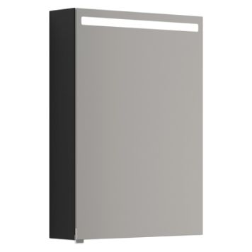 SPEILSKAP SCANBAD TOP SVART STRUKTUR 70CM