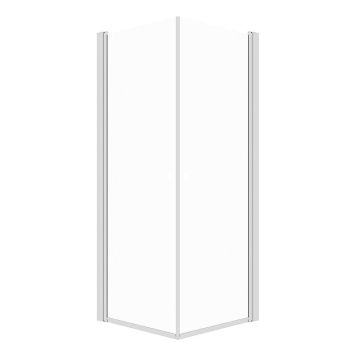 DUSJHJØRNE CAMARGUE VAL RETT KROM/KLARGLASS