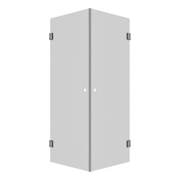 DUSJHJØRNE CAMARGUE ERA KROM/KLARGLASS