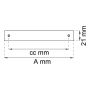 UNDERLAGSBRIKKE HABO ALLY CC128 PUSSET MESSING