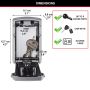 VERDISKAP MASTERLOCK 5441EURD SMART SVART/GRÅ