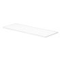 GLASSHYLLE DOLLE STANDARD HVIT 600X200X8 MM