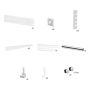 STARTKIT ELFA KLIKK-INN SYSTEM 1242X445X2021MM