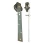 SKYVEDØRSRULLE M/BRAKETT 120 MM