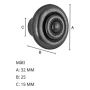 KNOTT BESLAGSBODEN B081 32MM FORTINNET