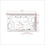 MASSASJEBADEKAR CAMARGUE SKARABORG DUO 170X100 EXCLUSIVE