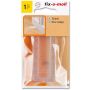 DØRSTOPPER FIX-O-MOLL 40 MM TRANSPARENT