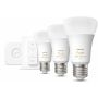 STARTPAKKE PHILIPS HUE A60 WA E27 8W 3-PK