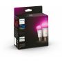 LYSPÆRE PHILIPS HUE WCA E27 6,5W 2-PACK