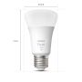 LYSPÆRE PHILIPS HUE  STARTPAKKE  A60 E27 9,5W 2-PACK