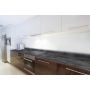 BENKEPLATE RESOPAL LAMINAT BLUE STEEL 28X610X3650MM
