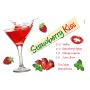 FOTOTAPET KOMAR STRAWBERRY KISS 100X70CM