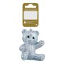 JULETREPYNT BAMSE GLITTER