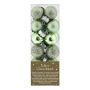 JULEKULER GLASS 2CM GRØNN 24PK              