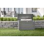 PUTEKASSE BIOHORT 100 101X61X46CM METALLIC KVARTSGRÅ