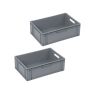 PLASTBOKS GRÅ 35L LUKKET