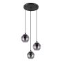 TAKLAMPE EGLO ARISCANI 3 RONDELL SVART