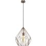 TAKLAMPE EGLO CARLTON SVART