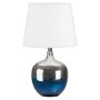 BORDLAMPE MARKSLÖJD OCEAN BLÅ/KROM/HVIT