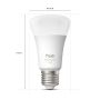 LYSPÆRE PHILIPS HUE A60 1P E27 9W 