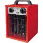 VIFTEOVN VOLTOMAT 3 VARMENIVÅER RØD 230 V 2000 W 28,5X19,9CM