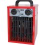 VIFTEOVN VOLTOMAT 3 VARMENIVÅER RØD 230 V 2000 W 28,5X19,9CM