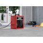 VIFTEOVN VOLTOMAT 3 VARMENIVÅER RØD 230 V 2000 W 28,5X19,9CM
