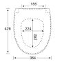 TOALETTSETE SANISCAN BASIS SIGN HVIT SOFTCLOSE