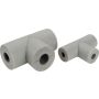 T-STYKKE THERMAFLEX 28/13 MM GRÅ