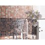 MOSAIKK GOLDSTAR GLASS BRUN 2X2CM 4MM