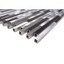 MOSAIKK AVANTGARDE ALUMINIUM SVART 4,8/9,8/14,8X0,8CM