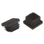 MØBELKNOTTER STABILIT SVART 25X25MM 4STK