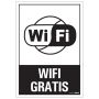 SKILT PICKUP WIFI GRATIS 33X23CM