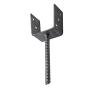 STOLPESKO STABILIT U-FORMET 71X50X80MM GRÅ