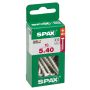 UNIVERSALSKRUE SPAX T-STAR PLUS WIROX 4-KUT 5X40MM 10STK