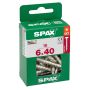 UNIVERSALSKRUE SPAX T-STAR PLUS WIROX 4-KUT 6X40MM 16STK