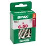 UNIVERSALSKRUE SPAX T-STAR PLUS WIROX 4-KUT 6X50MM 16STK